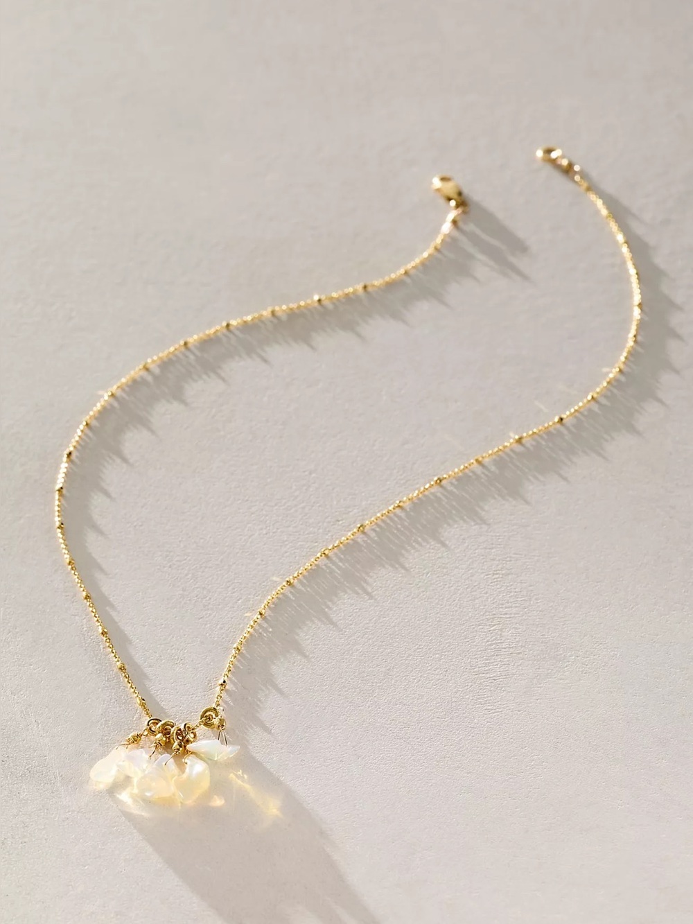 Free people x Robindira Opal Cluster Necklace
